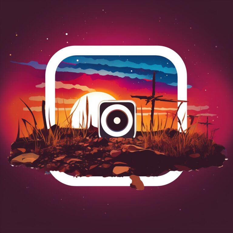 slika na kojoj se instagram logo nalazi na smetljištu